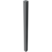Ornamental bollard | steel tube 70 x 70 mm | series 4071B | stationary, for casting in concretewith ground anchor, total length approx. 1300 mm